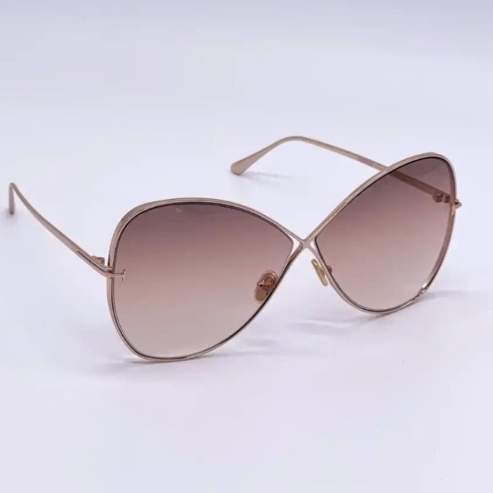 NEW TOM FORD NICKIE TF842 28F WOMEN SUNGLASSES TOM FORD FF0842/S - Picture 3 of 8